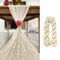 Wrapables 10Ft Bohemian Cheesecloth Gauze Table Runner for Rustic Weddings, Parties, Home Decor, Beige